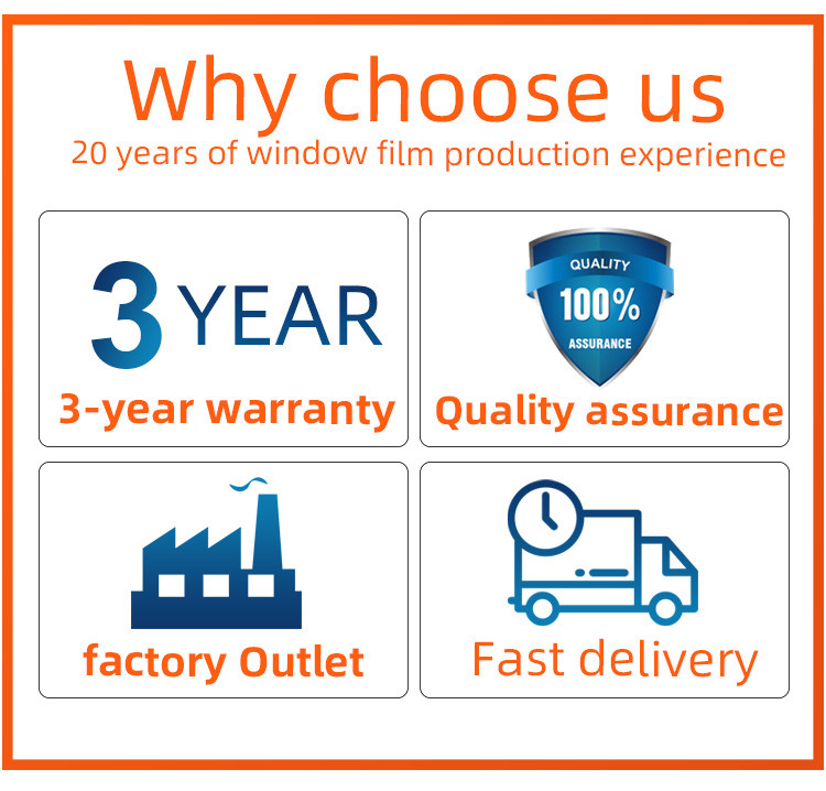 Car Solar Films Nano Ceramic UV Curing Window Glass Tint Film Roll 1ply