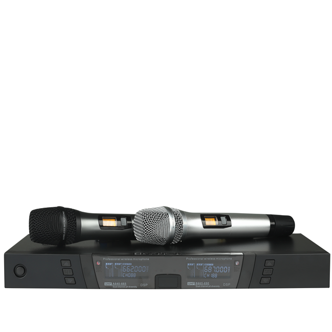 3.5kg Ktv Room Two 1.5VAA KTV Wireless Microphone System