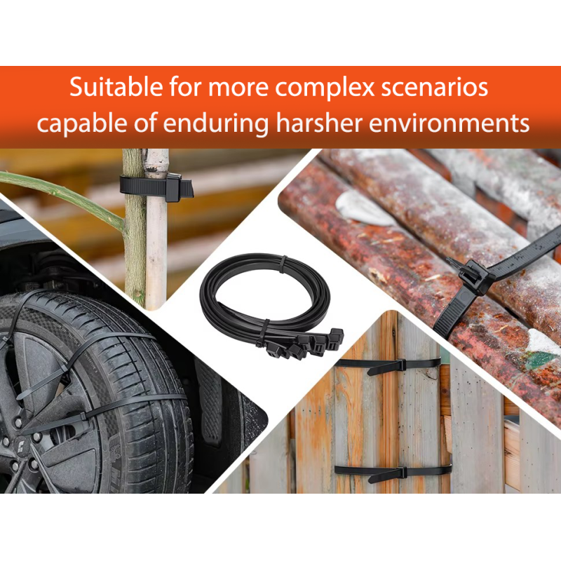 Self Locking Nylon Wire Ties Reusable Multi Purpose CE Certified