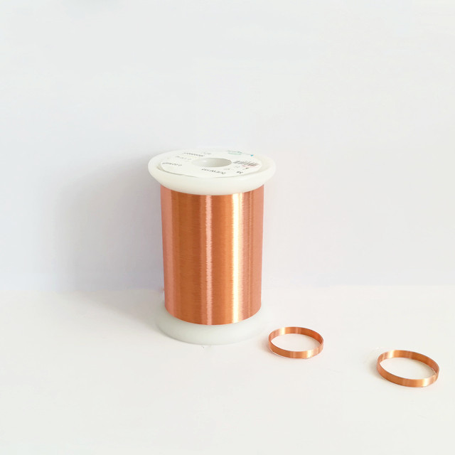 Class 180 UEW Solderable Enamelled Copper Wire Self Bonding Magnet Wire With Chemical Resistance