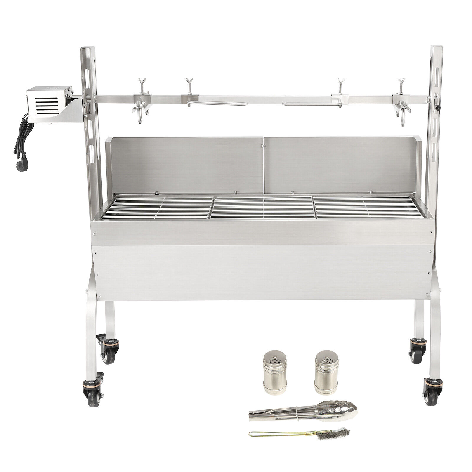 Easily Cleaned Stainless Steel Electric Roast Barbecue Grill for Charcoal Grills