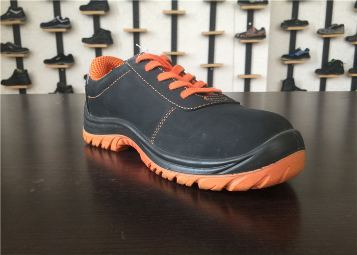 Bright Color Nubuck Work Shoes / Lace Up Work Shoes For Spring OEM ODM Available