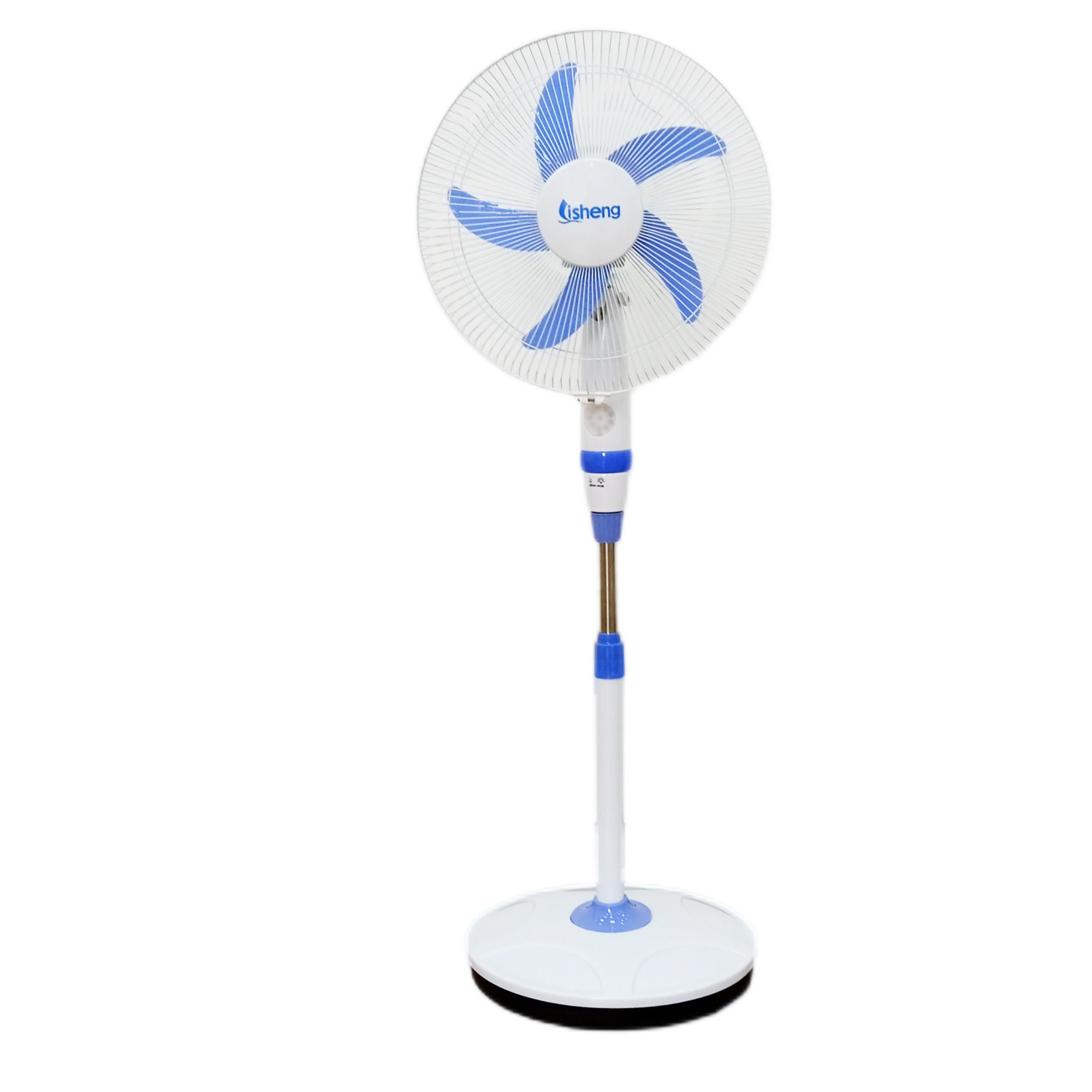 High Speed 12V DC Brush Motor Fan 16 Inch Solar Rechargeable