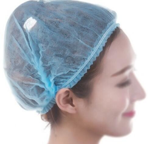 Disposable Elastic Edge Unisex Medical Head Cap