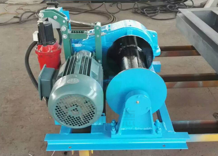 JM model 10ton steel cable winch wireless remote control for harbon