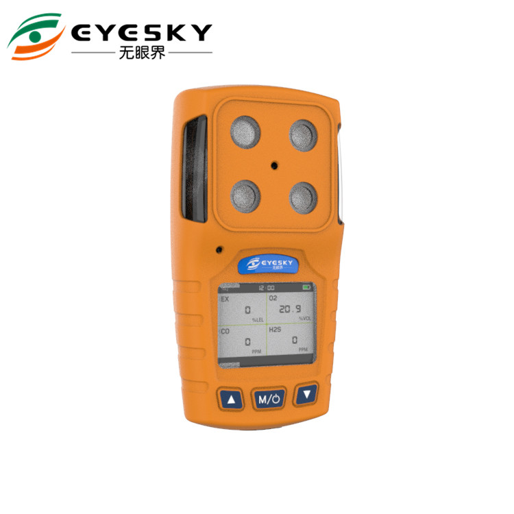 4 in 1 gas detector ,easy to operate with one hand during the coal mine work