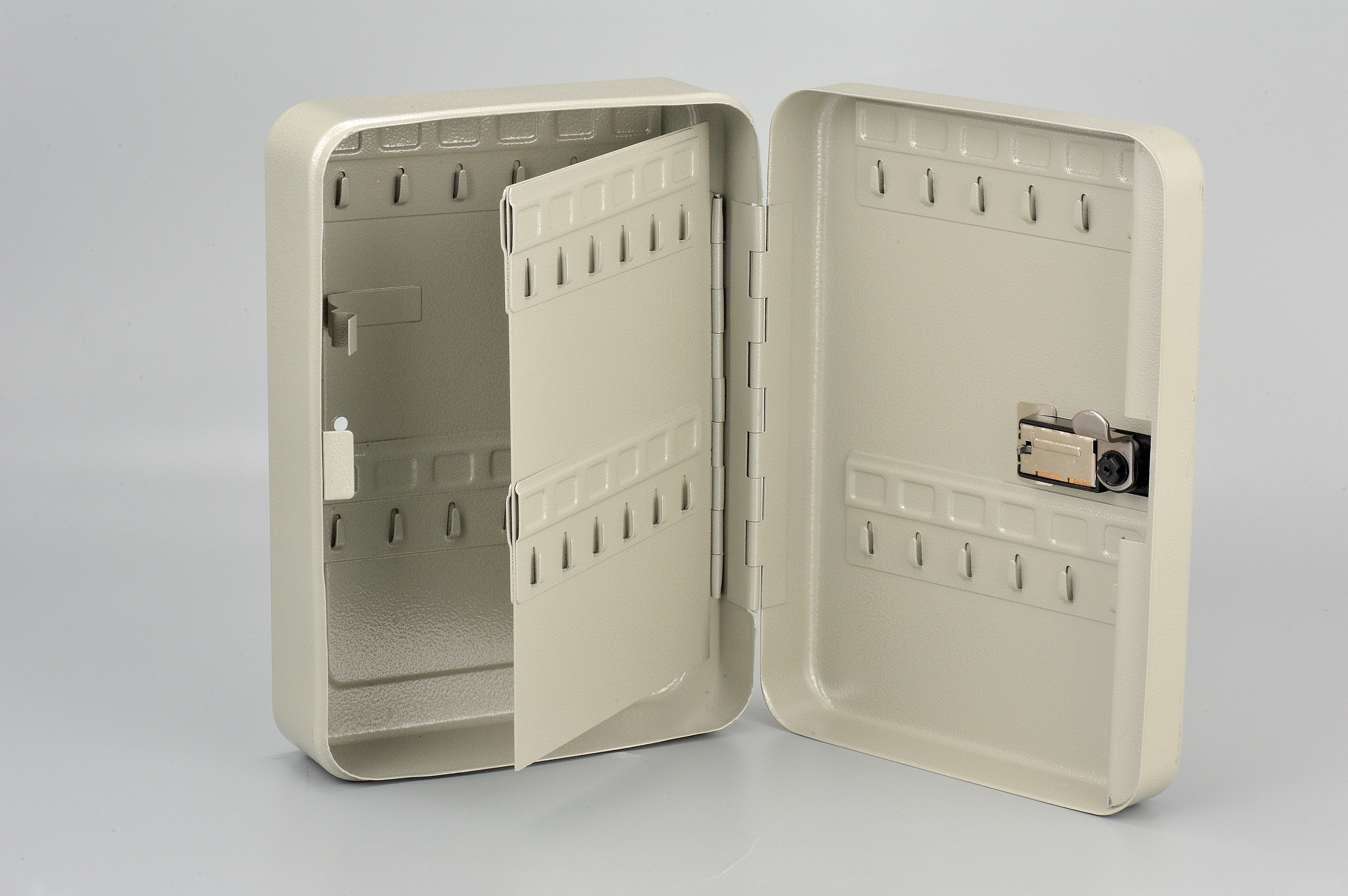 Compact Durable Metal Key Safe / Metal Key Cabinet Lock Combination Lock