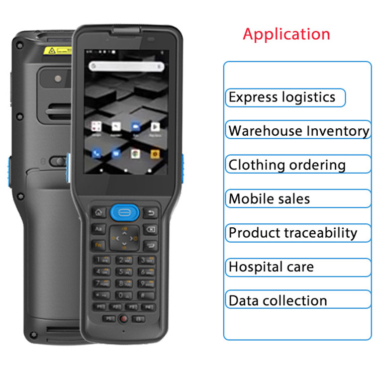 Handheld PDA Mobile Rugged Tablet Computers 3.5 Inch IP65 3+32GB Quad Core 2.0GHz WiFi