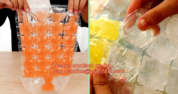 Food Grade Safety Disposable Plastic Ice Cube Bag for Making Ice Packs, Self-Seal Disposable plastic LDPE Ice Cube Bags