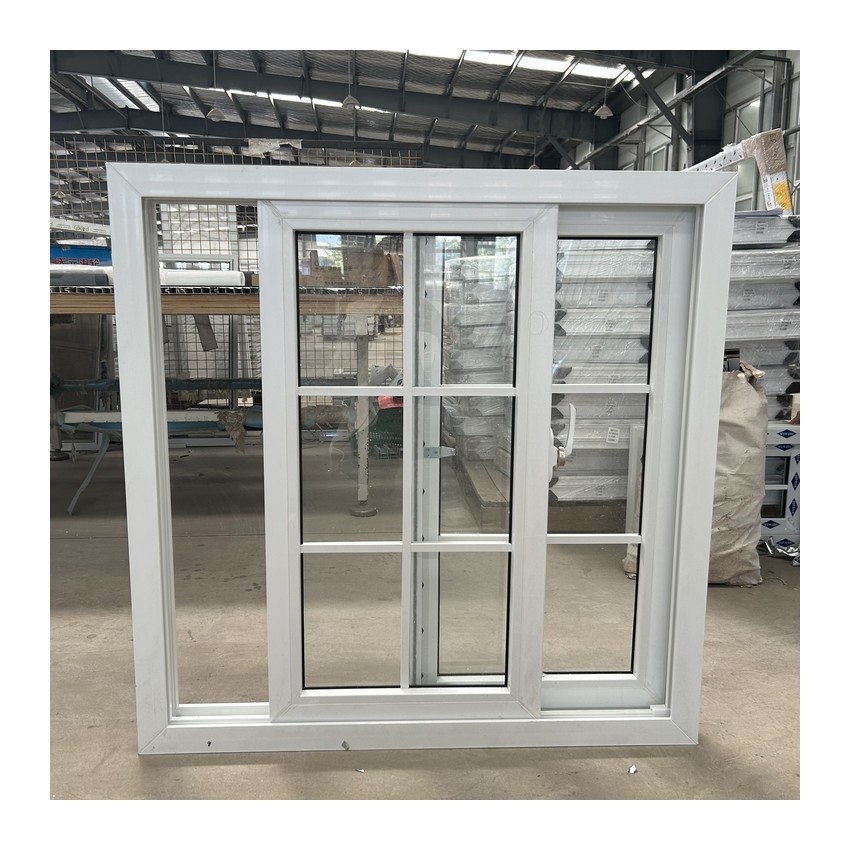 North American Modern Design PVC Sliding Window UPVC Plastic Sliding Glass Windows
