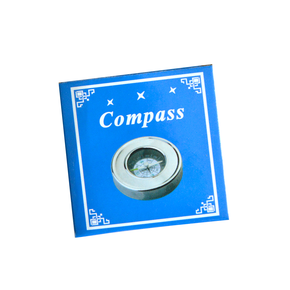 Compact Silver Outdoor Mountaineering Emergency Rescue Tool Handheld Compass SC001 73g