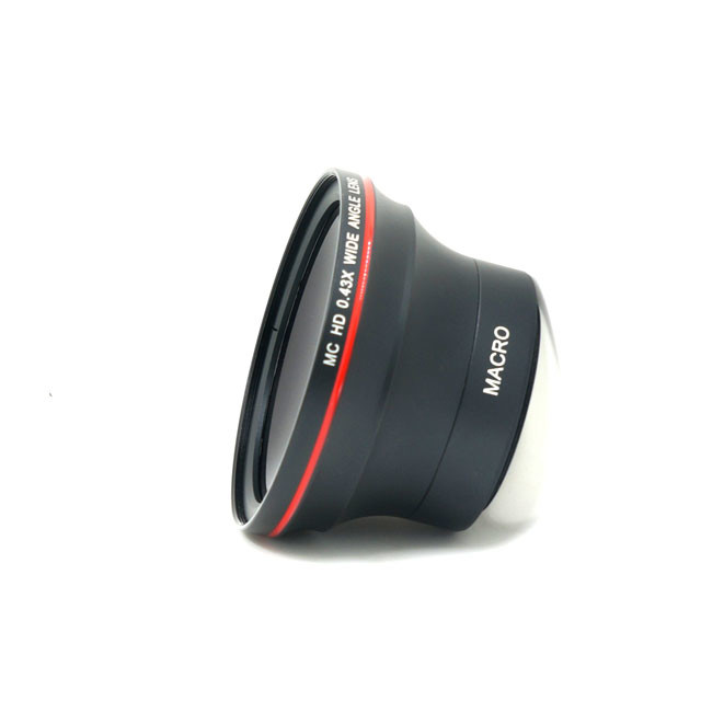 Aluminum Alloy Ultra Wide Angle Lens 0.43 Times 85x34 Mm External Light Size