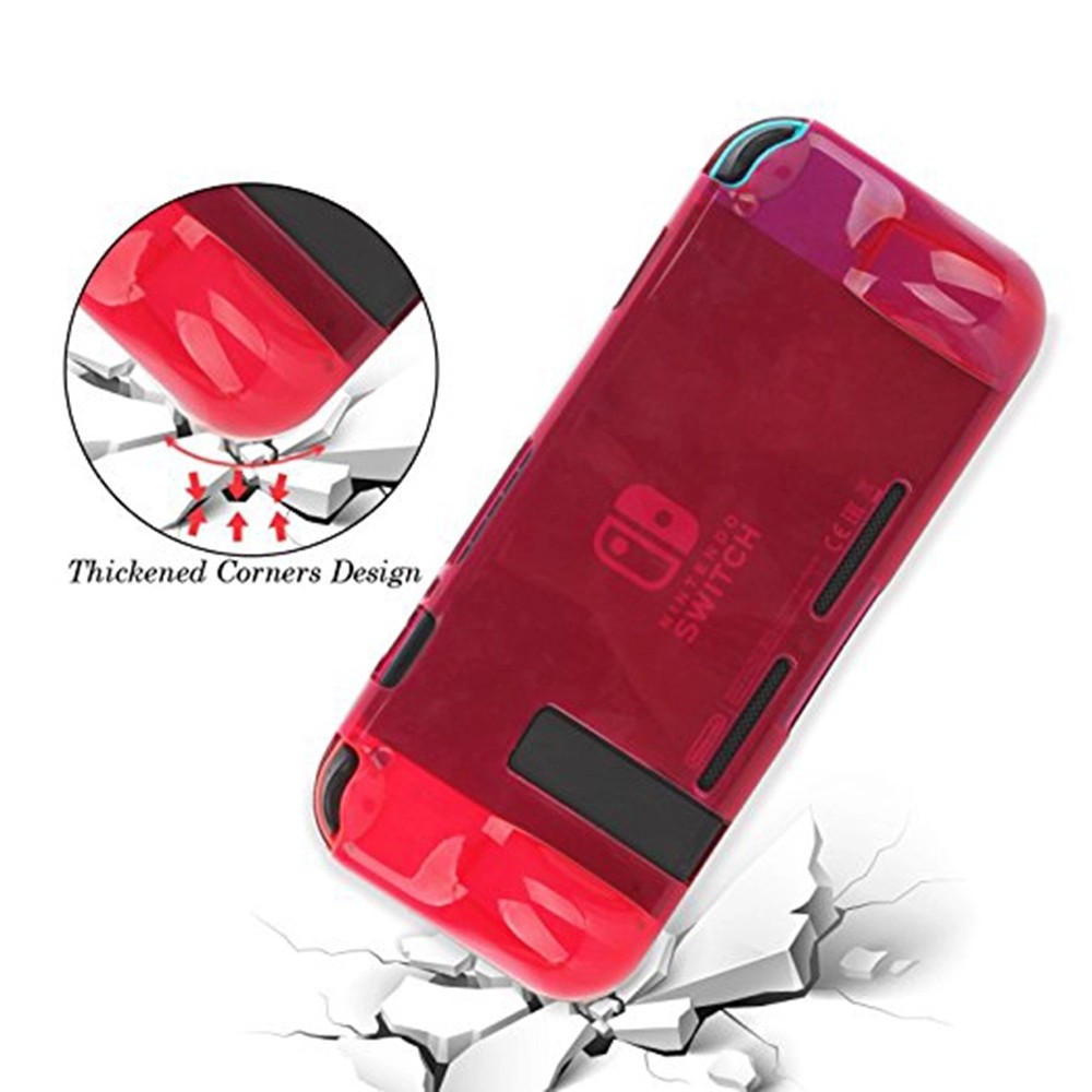 High Quality Anti-Scratch TPU Transparent Protector Case Cover Skin for Nintendo Switch Console and Joy-Con Controller