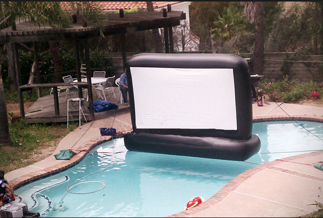 Customize Size Giant Advertising Inflatable Movie Screen For Advertising