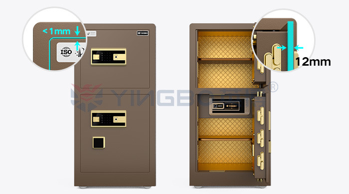 70KG Luxury Smart Home Safe Box Biometric Fingerprint Lock YB/RS-100D