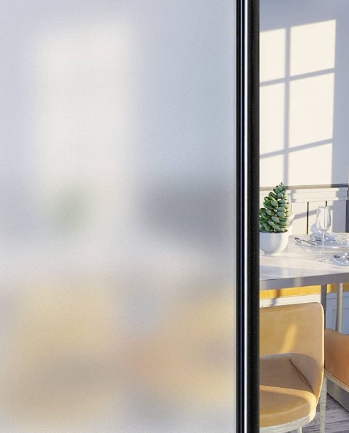 Artistic/Milk-White Frosted Glass Used for Shower Room Partition with Fine Privacy