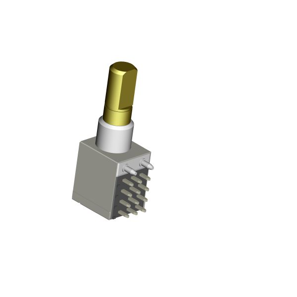 16 Detent 8mm Absolute Rotary Shaft Encoder For Volume Control