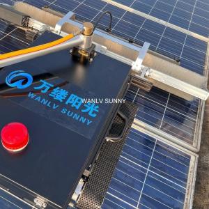 China Off Grid Solar Project Automatic Solar Panel Cleaning Robot with Intelligent Equipment on sale