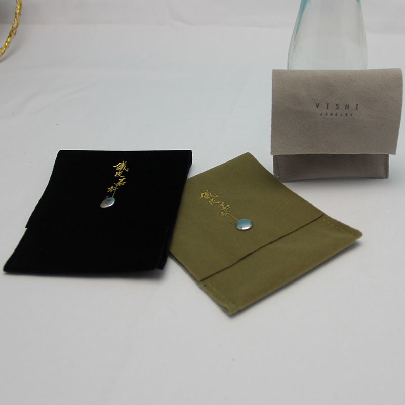 Cute Closing Button / Drawstring Jewelry Bag For Christmas Table Decoration