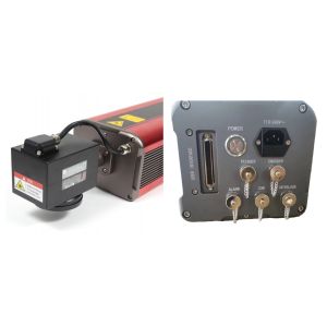 30w Barcode Overprinter / Co2 Laser Coding Machine For Leather