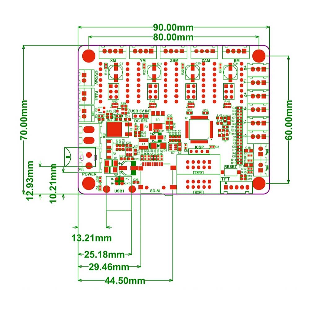 SKR Mini V1.1 32Bit 3D Printer Mainboards Support TFT35 2004LCD