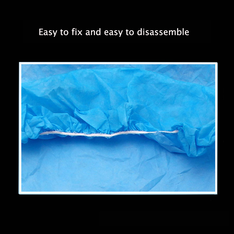 Nonwoven 80*200cm OEM Blue White Disposable Bed Cover Roll
