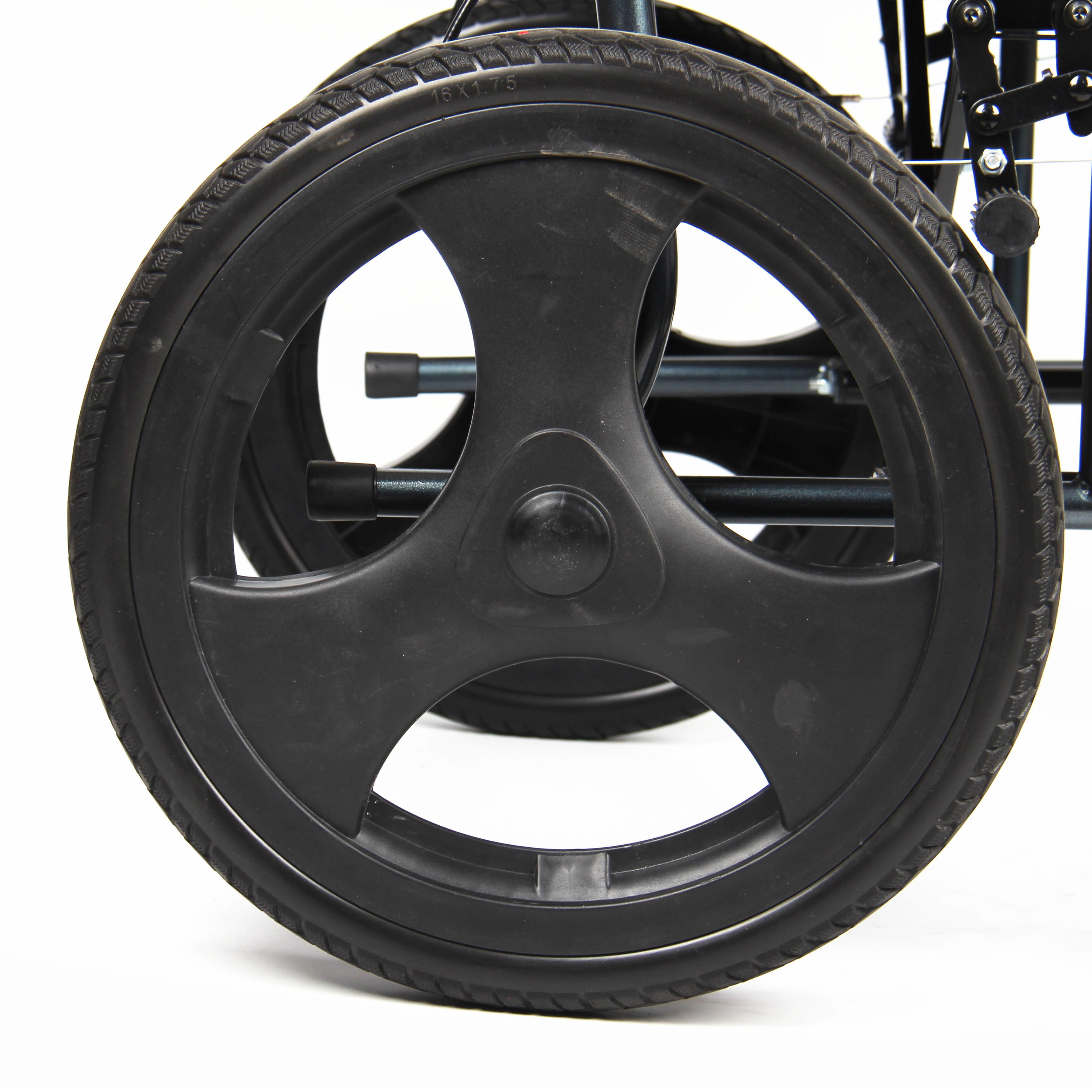Easy Carry Foldable Aluminum Manual Wheelchair With Flip Up Armrest