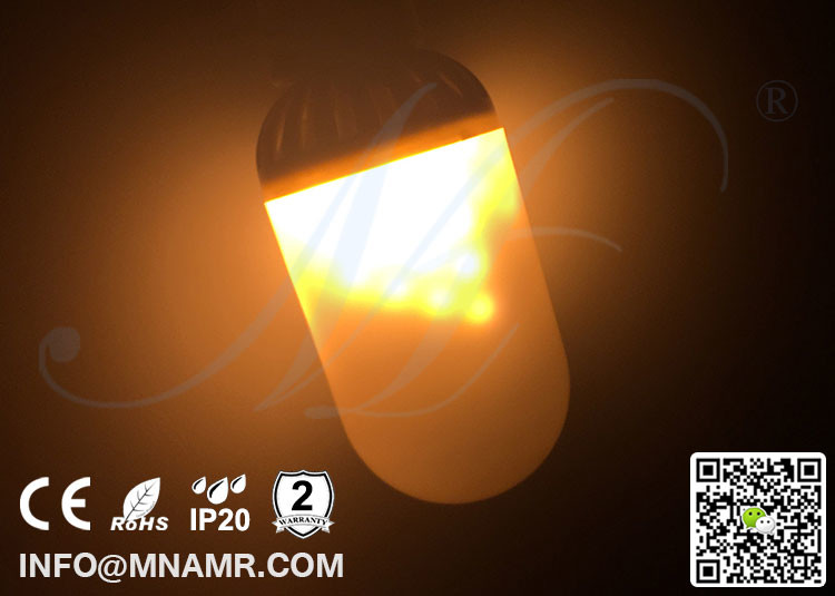 3D Vivid LED Flame Light E27 LED Candle Light