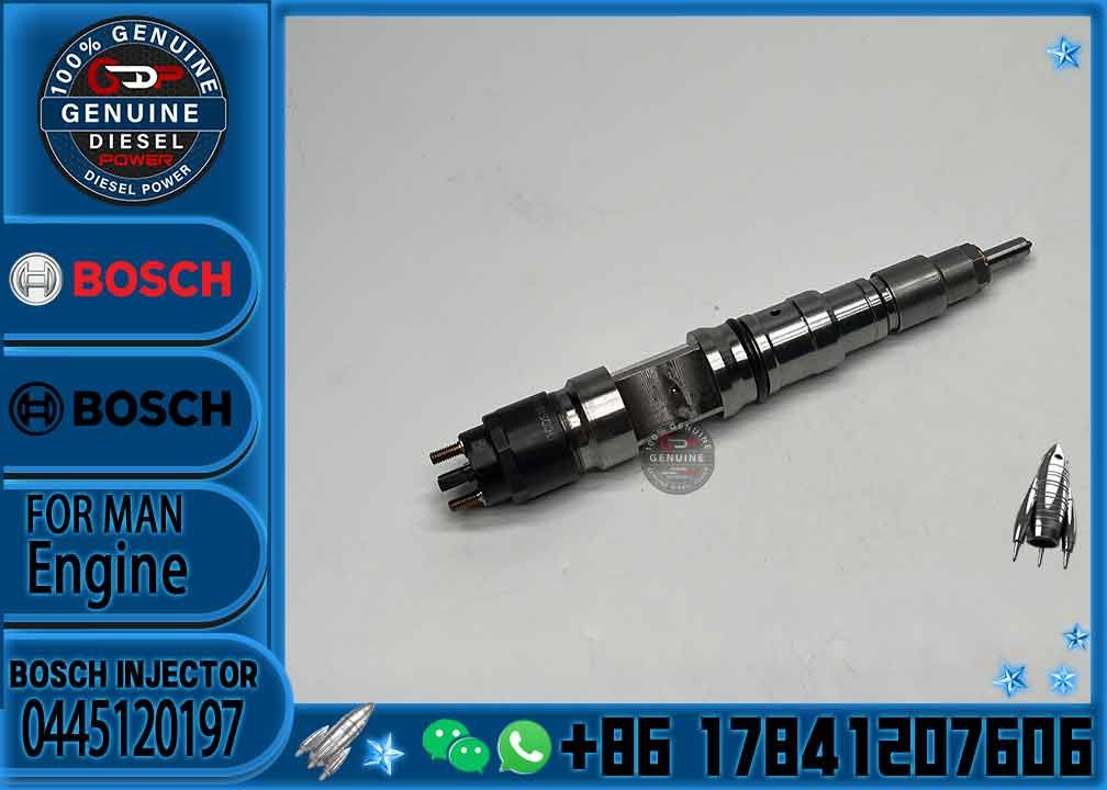 High Quality Diesel Engine Fuel Common Rail Injector 0445120192 0445120193 0445120197