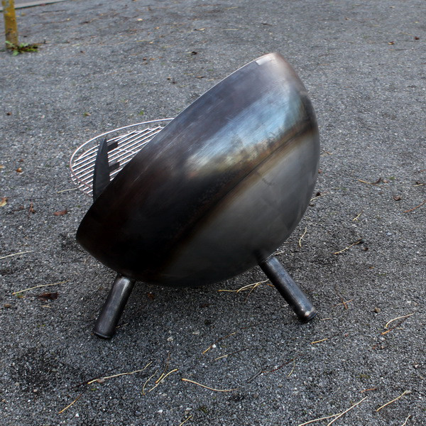 Outdoor Cooking Grills Wood Burning Corten Metal Outdoor Bbq Fire Pit Barbecue Grill Charcoal Corten Steel Bbq