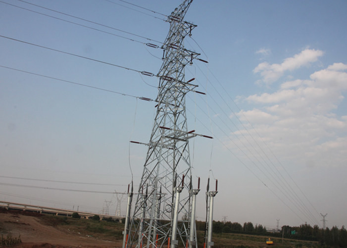 ASTM A572 66KV Electrical Transmission Steel Lattice Tower, Galvanizated Power Tower