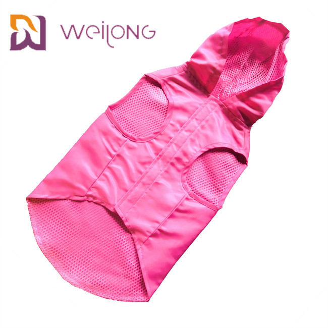 Large Waterproof Dog Coat With Hood Customizable Velcro Opening