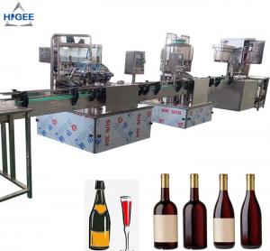 Buy cheap Alcohoclic Automatic Liquid Bottle Filling Machine 12 Washing Head CE Approval product