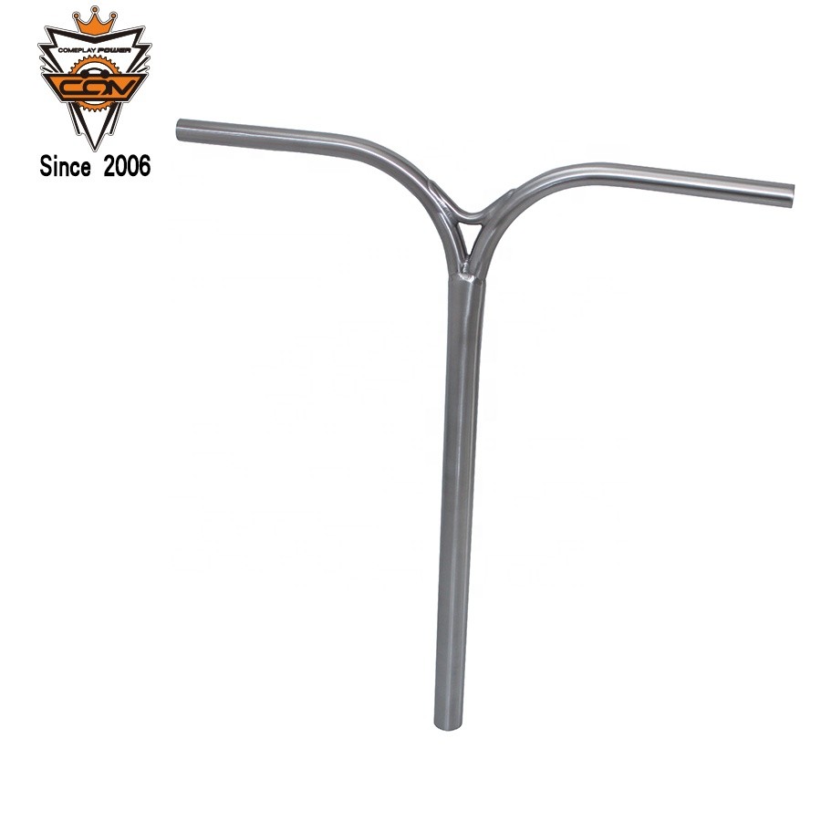 Oversized Titanium T Bars Handlebar Street Scooter Bar 25.1 - 26.5mm Clamp Diameter