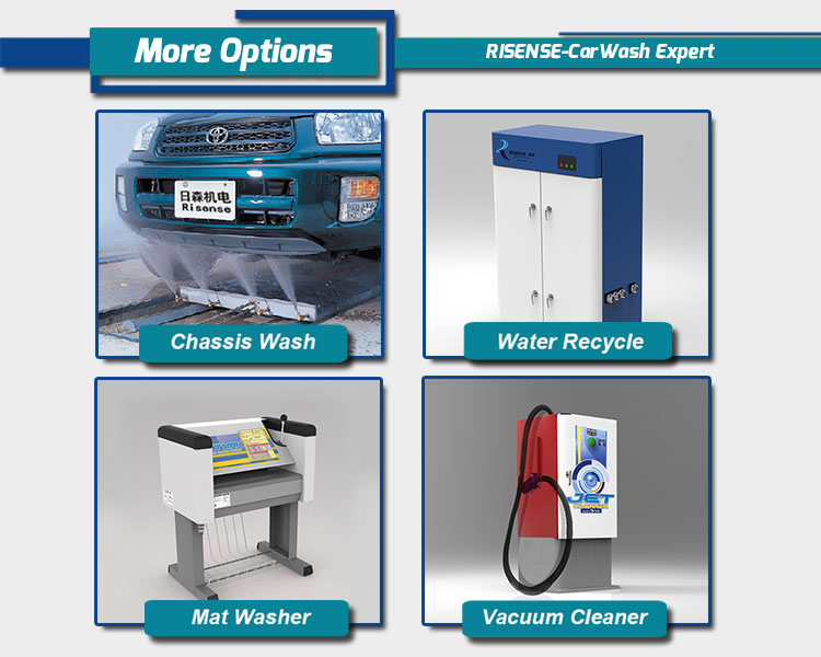 72L/Car Water / Electricity Consumption Rollover Brush Car Wash Machine Cf-370