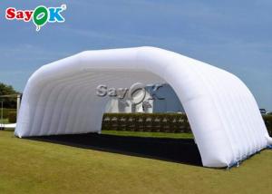 China Inflatable Camping Tent Double Stitching Indoor Inflatable Shell Shape Stage Tent on sale