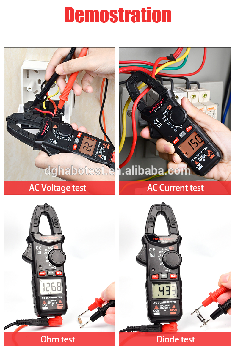 HT200B Clamp Meter Tester
