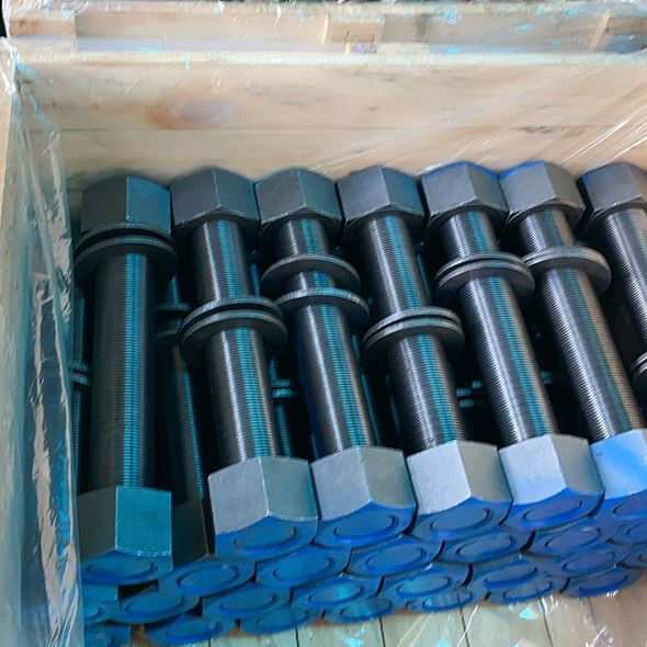 Steel Continuous Flange Fully Threaded Rod Cutting Tap End Stud Bolt Acme B7 3/4 5/8 M4 M5 M6 M8mm M10mm M12 Galvanized