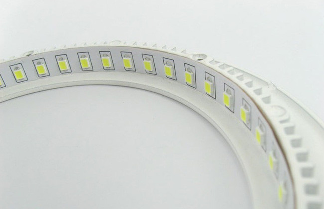 Dimmable Round Smart LED Panel Light Ultra Thin Design 80lm/w 85V - 264V