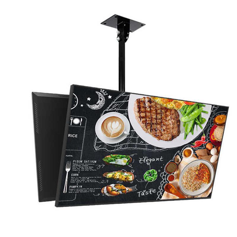 Restaurant Electronic Digital Signage 49 Inch Hanging Wall Mounted Digital Display With 3840x2160 Resolution 03