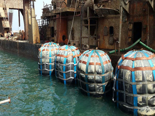 0.75MPa Ship Stranding Rescue Marine Salvage Airbag Boat Lift Airbags