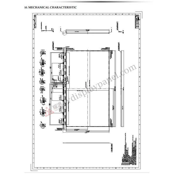 V500DJ7-QE1 INNOLUX LCD Panel 50 Inch 3840*2160 TFT LCD 60Hz Refresh Rate
