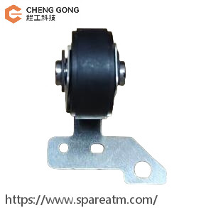 497-0517268-284 Fujitsu GSR50 Platform Rear Guide Plate Rubber Wheel Assembly Fujitsu ATM Machine Spare Parts New Original
