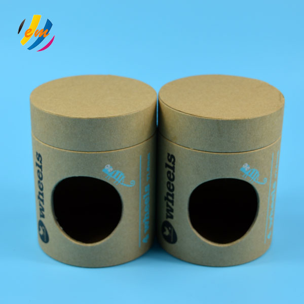 Embossing Dia 155mm Paperboard Tube Packaging With PVC Window