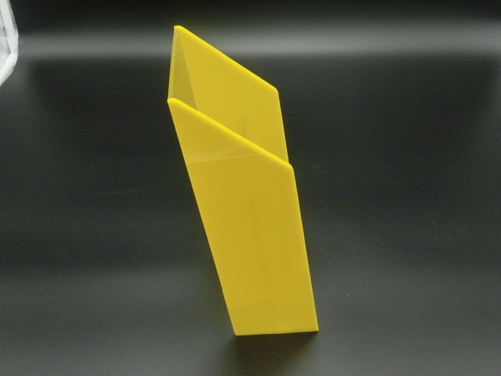 Single Acrylic Document Holder Desktop Lucite Leaflet Stand Counter Flyer Display