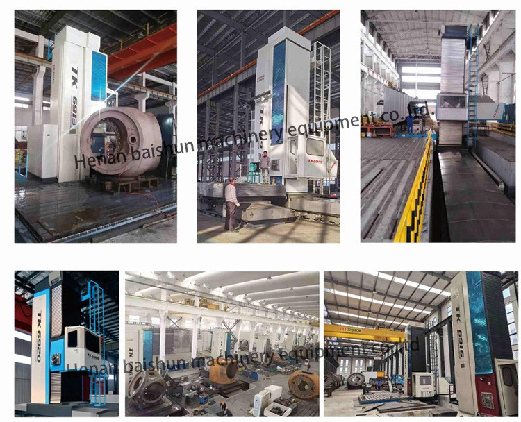 Deep Hole Drilling CNC Rotary Table Horizontal Floor Type Boring Mills With Siemens System