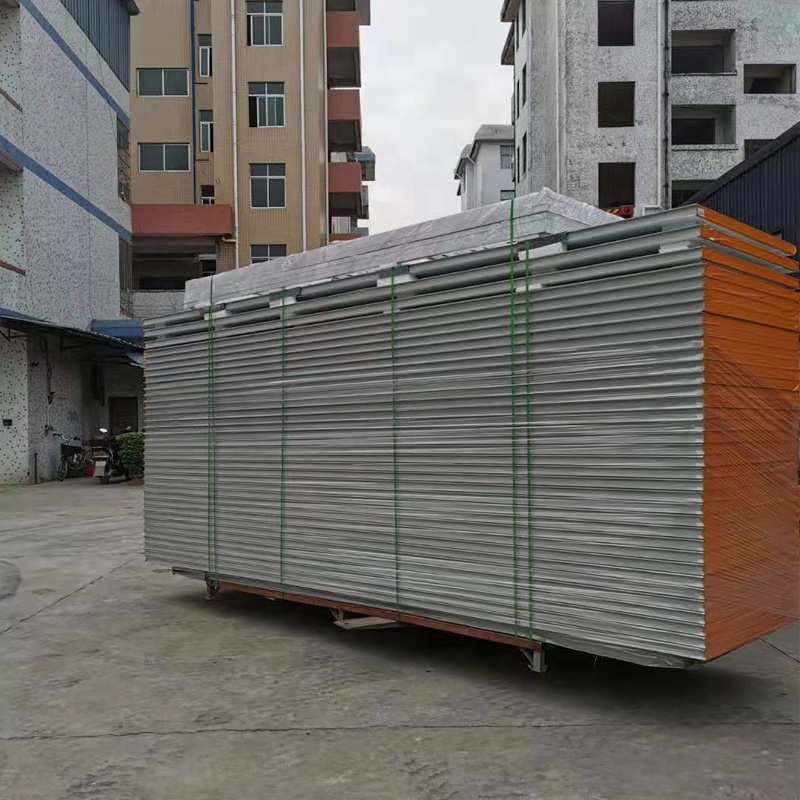 Outdoor LED Industrial Bus Spray Paint Booth With 2 Sets Of 7.5KW Exhaust Fans