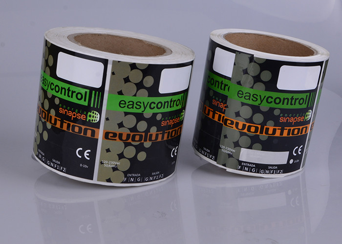 Print high quality heat-resistant self adhesive plastic electronics label sticker customized