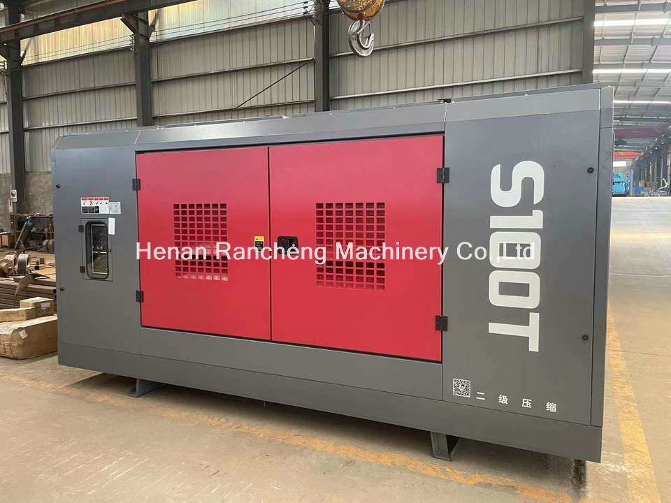25bar Working Pressure Drilling Air Compressor 309KW Screw Type Air Compressor
