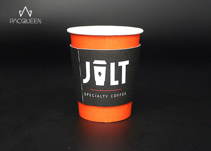 Compostable Takeout Custom Disposable Paper Cups Artisan Design PE / PLA Lining